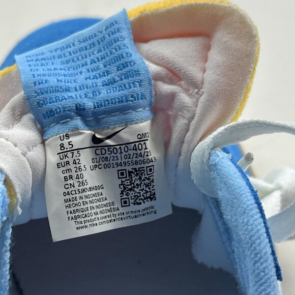 Nike SB Heritage Vulc Mens Coast White Psychic Blue Shoes Sneakers CD5010-401 - Picture 10 of 11